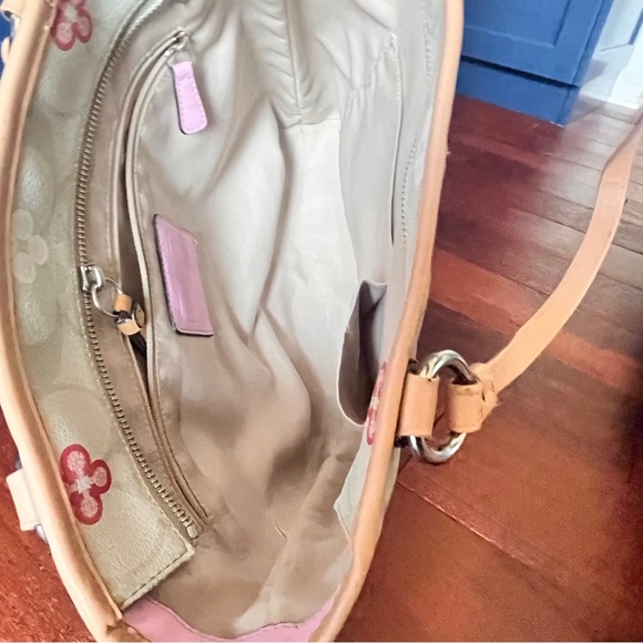 Coach Top Zip Tote with Pink and Purple Accents🥳🥳❌❌ - Picture 6 of 10